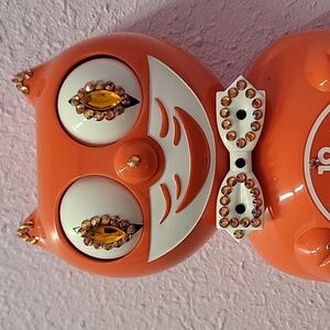Jeweled Game Day Orange Kit-Cat Klock Super Rare